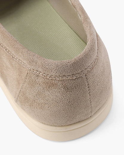 Édouard | Mocassins en daim beige sable à semelle sport