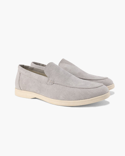 Édouard | Mocassins en daim beige sable à semelle sport