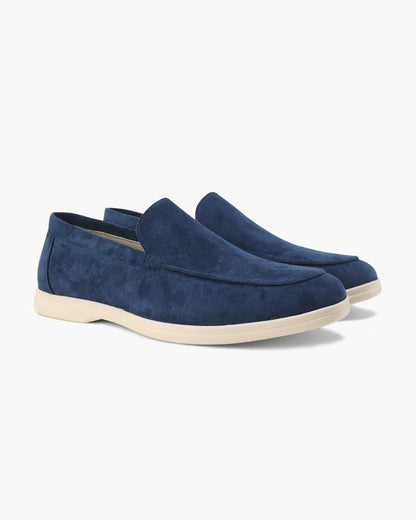 Édouard | Mocassins en daim beige sable à semelle sport