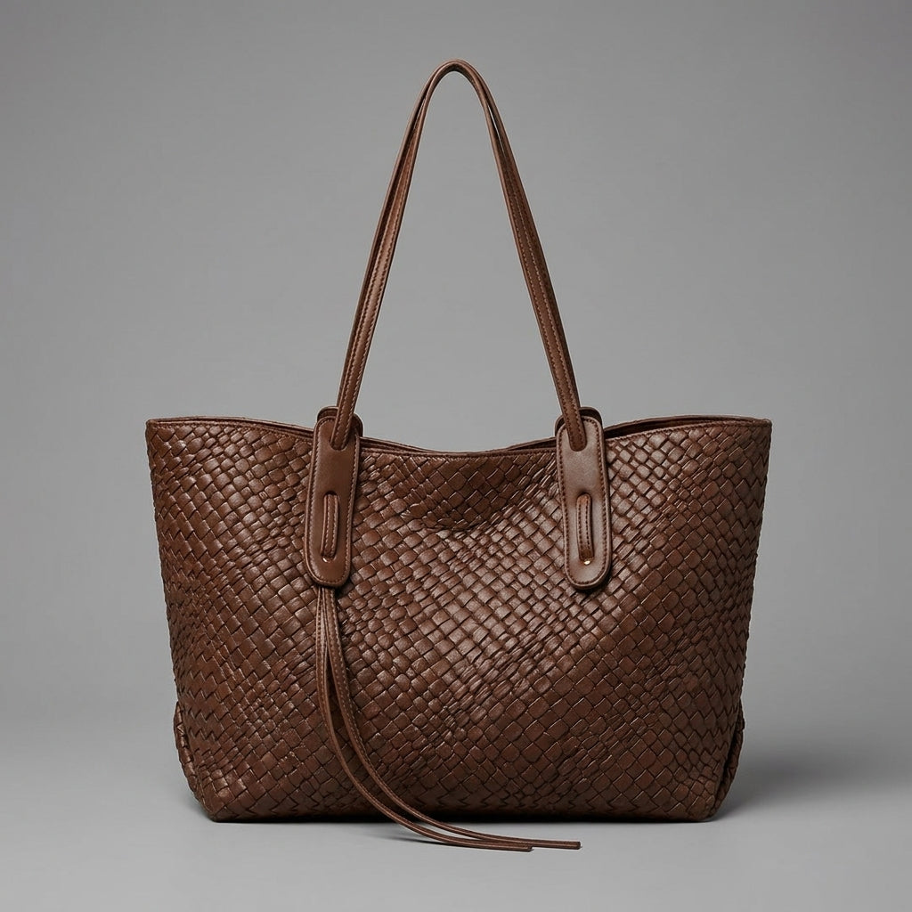 Hortense | Cabas tressé artisanal à anses doubles